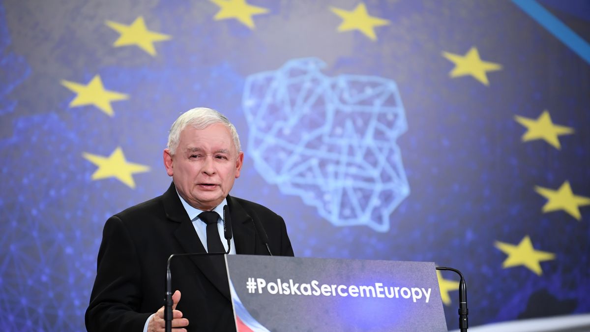 Jarosław Kaczyński mówi "nie" euro. Na razie