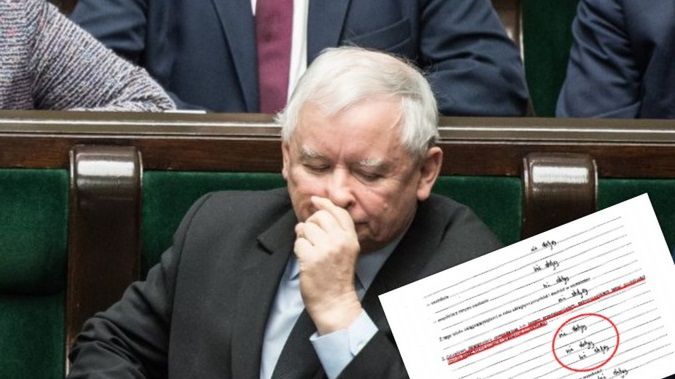 W oświadczeniach Jarosława Kaczyńskiego nie ma pół zdania o tym, że jest pełnomocnikiem spółki Srebrna 