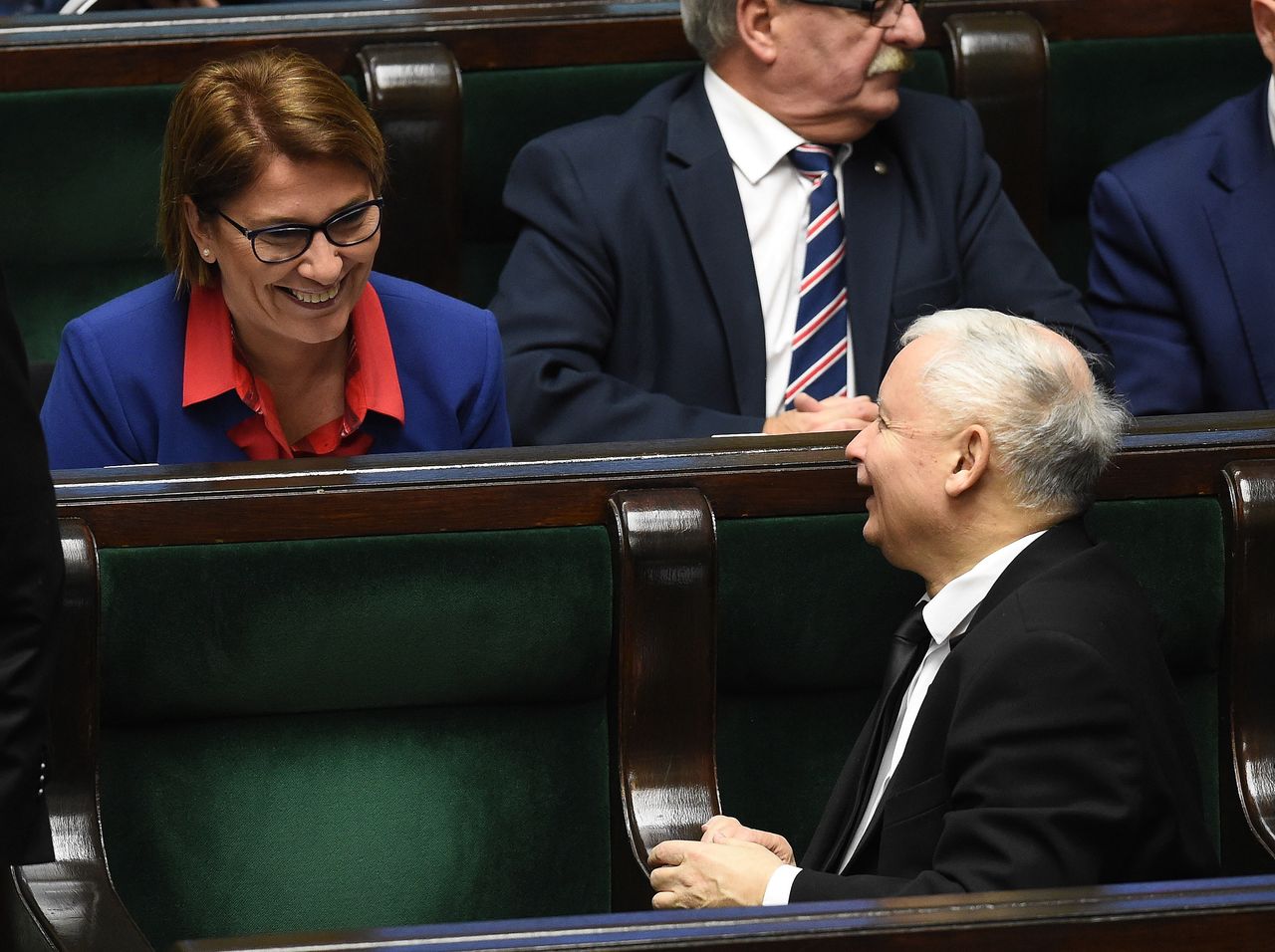 Stan zdrowia Jarosława Kaczyńskiego. Beata Mazurek zabrała głos