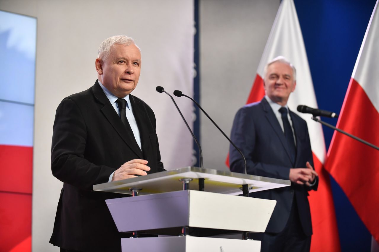 Kaczyński o sondażu. "Z szacunkiem i pokorą odnosimy się do wyników, ale jesteśmy pełni optymizmu"