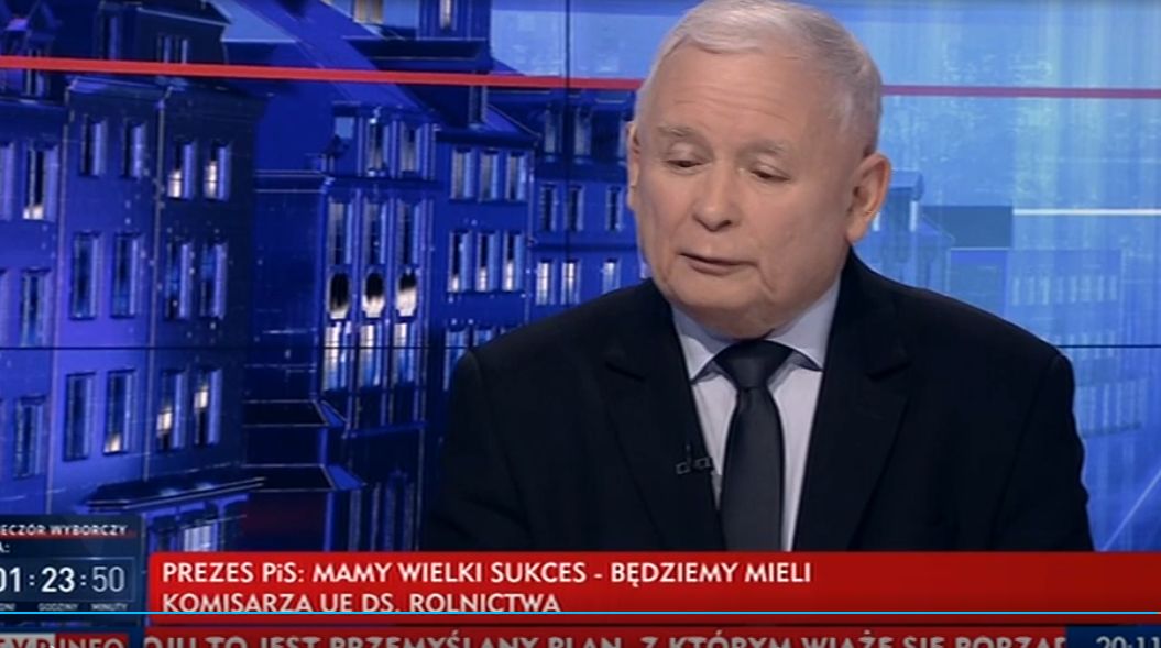 Wybory 2019. Jarosław Kaczyński w "Gościu Wiadomości TVP"