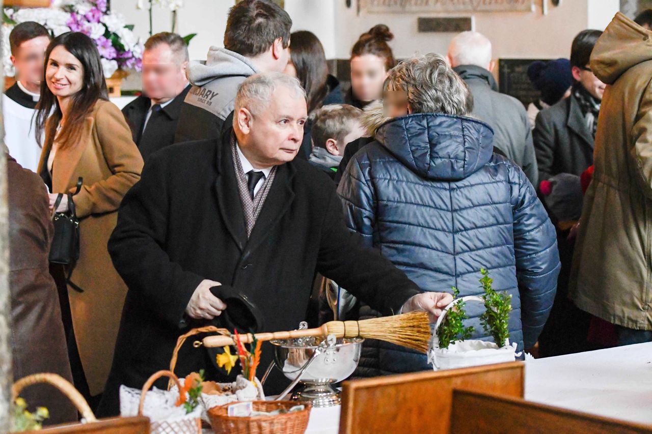 Prezes PiS i narzeczony Marty Kaczyńskiej mogli lepiej się poznać. Rodzina wspólnie spędziła święta