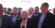 Jarosław Kaczyński na pikniku. Degustował regionalne przysmaki