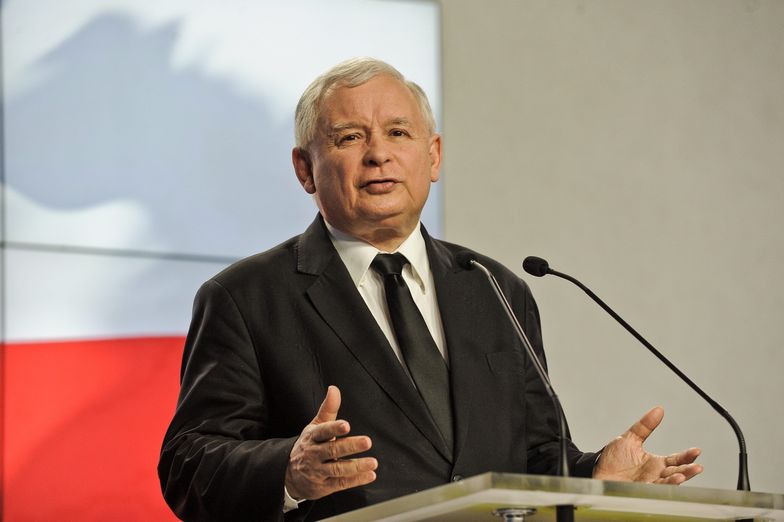 Prezes PiS Jarosław Kaczyński tłumaczy się z afery Srebrnej