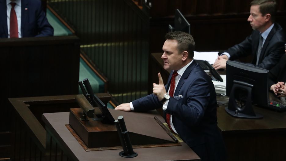 Dominik Tarczyński słynie z ostrego języka