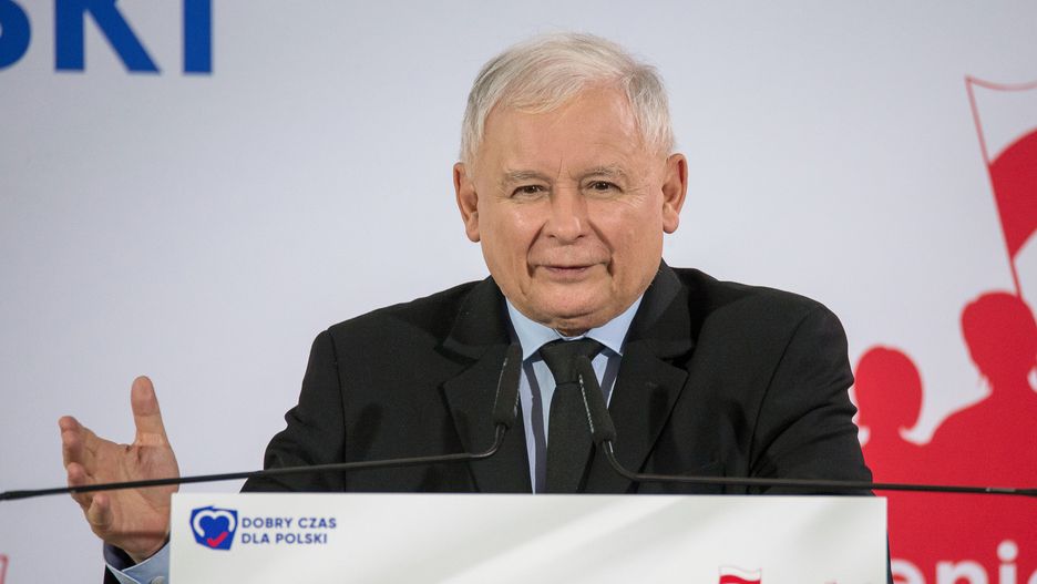 Wybory parlamentarne 2019. Prezes PiS Jarosław Kaczyński (zdj. arch.)