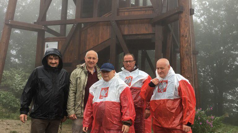 Joachim Brudziński i Jarosław Kaczyński na Koziarzu.