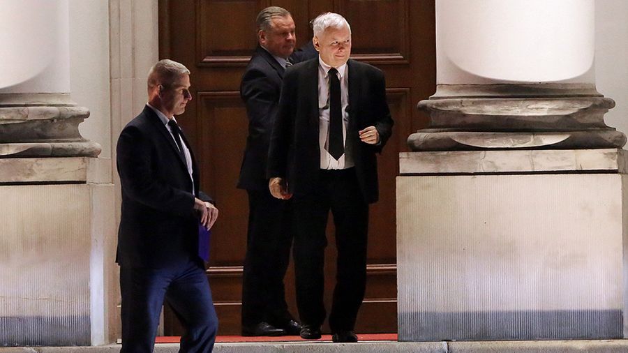 Jarosław Kaczyński w Belwederze