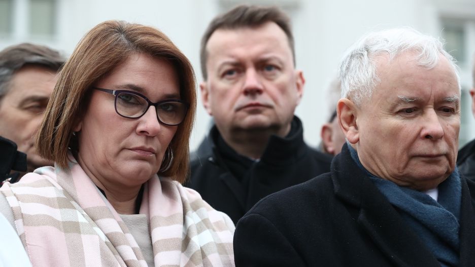 Beata Mazurek, Mariusz Błaszczak, Jarosław Kaczyński