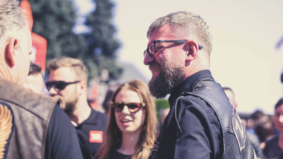 Michał Macherzyński od lat organizuje zloty motocyklowe