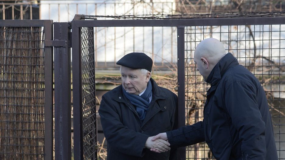 Prezes Jarosław Kaczyński chroniony jest na co dzień przez ochroniarzy z Grom Group