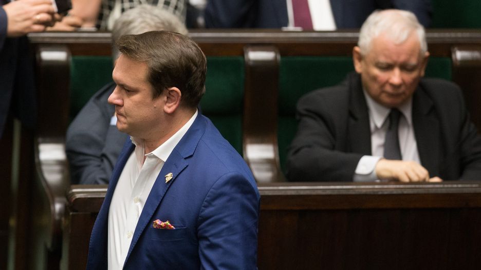 Jarosław Kaczyński bardzo zdenerwował się na Dominika Tarczyńskiego