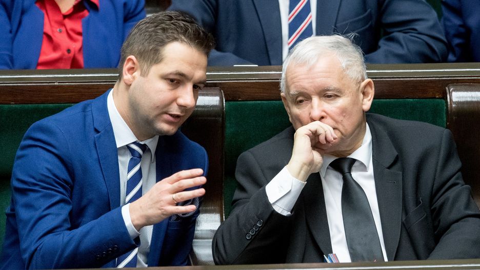 Patryk Jaki i Jarosław Kaczyński