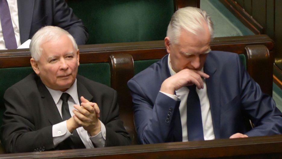 Jarosław Kaczyński podczas środowego posiedzenia Sejmu