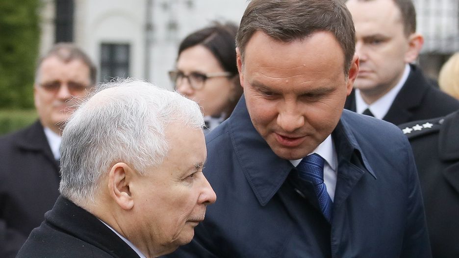 Jarosław Kaczyński i Andrzej Duda