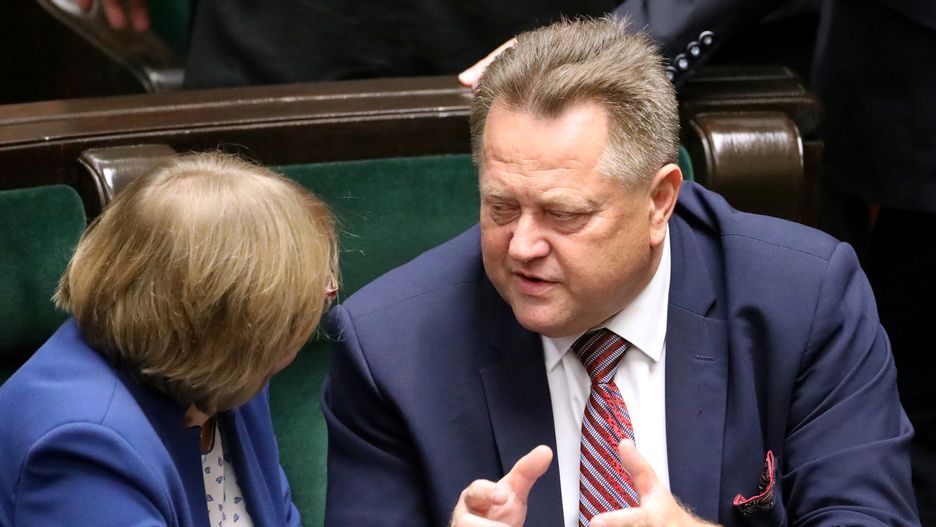 Wiceminister Jarosław Zieliński liczył, że jego żona wystartuje w wyborach samorządowych