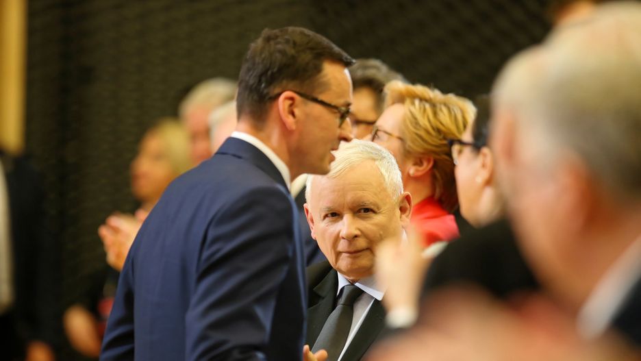 Mateusz Morawiecki i Jarosław Kaczyński