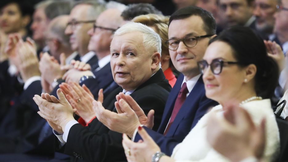 Jarosław Kaczyński i Mateusz Morawiecki.