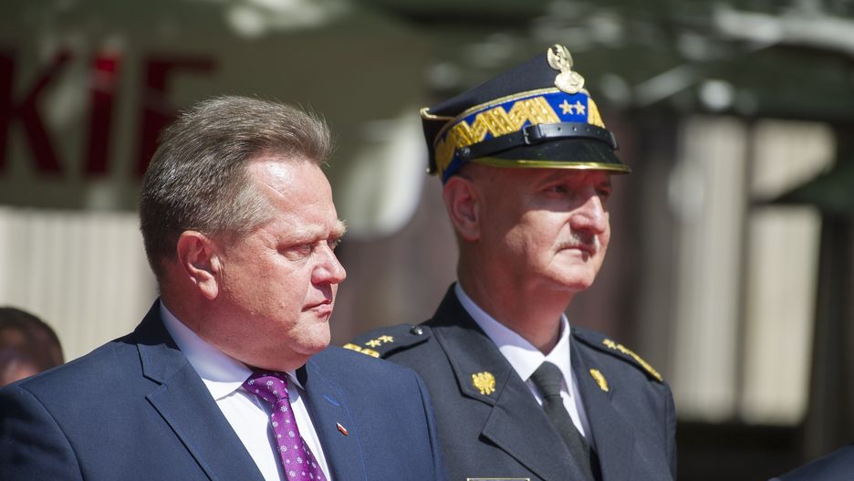 Komendant Państwowej straży Pożarnej Leszek Suski uważany jest za zaufanego człowieka Jarosława Zielińskiego