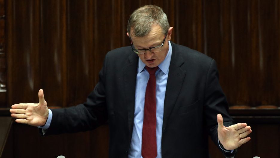 Cymański zwrócił uwagę, że sam nigdy nie mówił, że wierzy w zamach