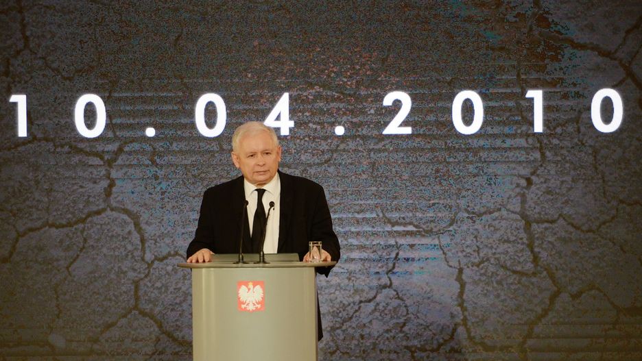 Jarosław Kaczyński przemawia w 7. rocznicę katastrofy smoleńskiej