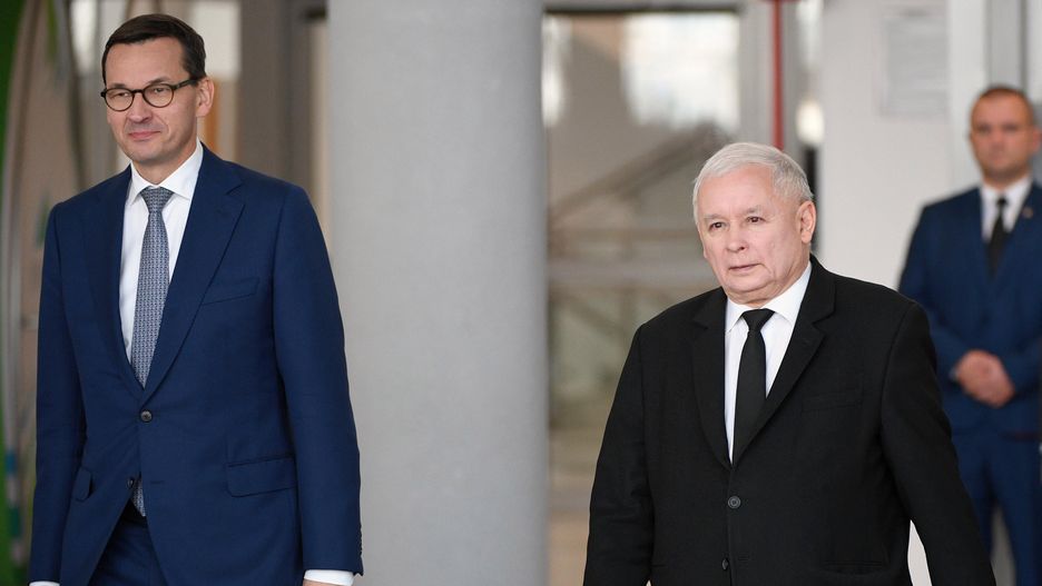 Mateusz Morawiecki i Jarosław Kaczyński