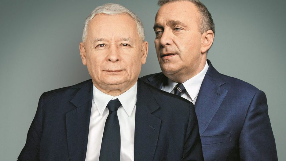 Jarosław Kaczyński i Grzegorz Schetyna. Dziś na drugim planie w przestrzeni publicznej.