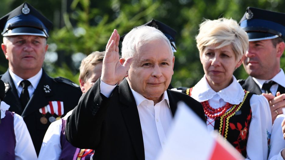 "Za cztery lata ktoś inny będzie stał na tym miejscu" - powiedział Jarosław Kaczyński w niedzielę.