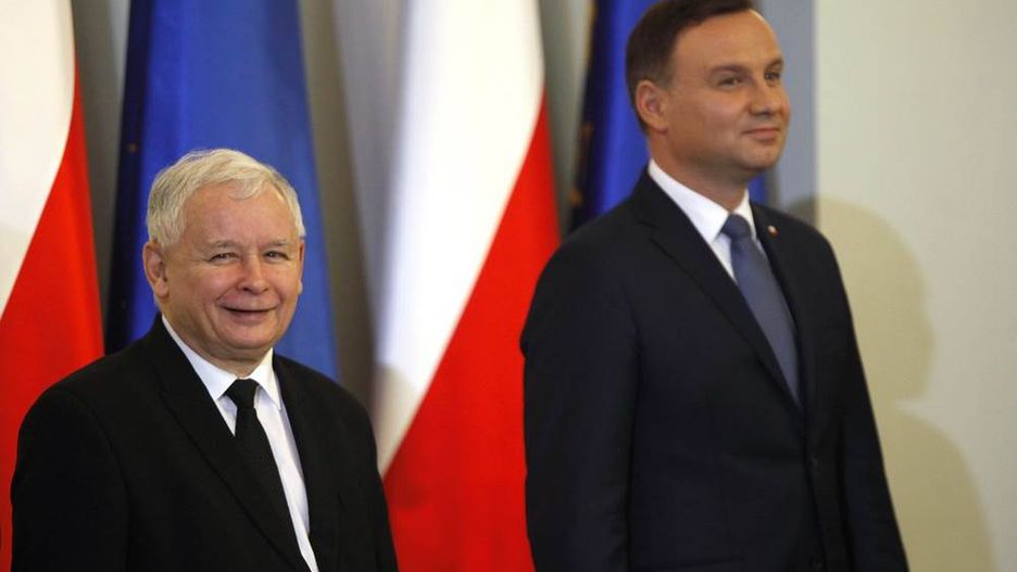 Prezes PiS Jarosław Kaczyński i prezydent Andrzej Duda