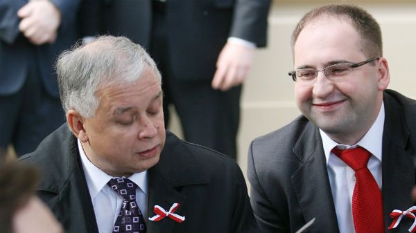 Lech Kaczyński i Adam Bielan