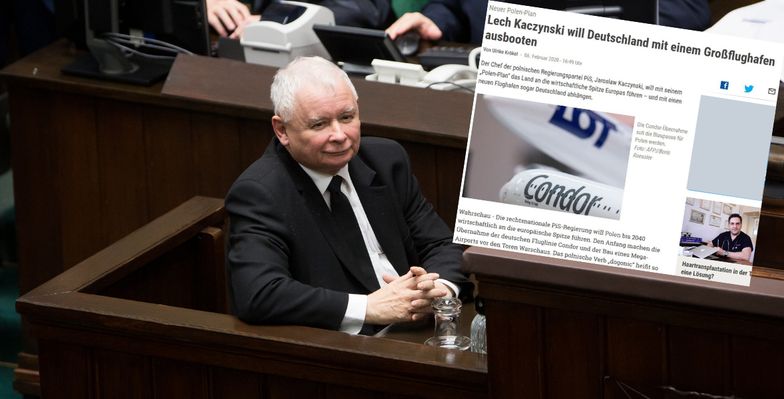 Niemiecka gazeta pomyliła szefa PiS ze śp. prezydentem Lechem Kaczyńskim.
