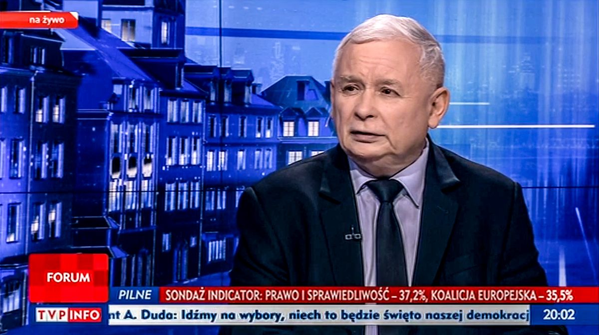 Wybory do europarlamentu 2019. Kaczyński komentuje słowa Schetyny: wypowiedź skandaliczna