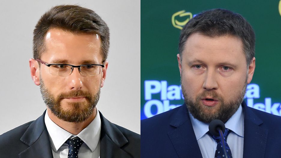 Radosław Fogiel, wicerzecznik PiS i Marcin Kierwiński z PO