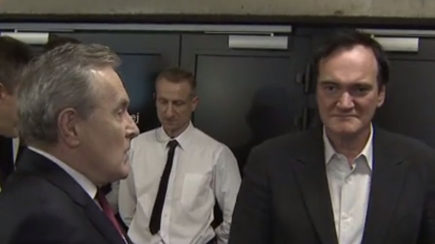 Minister kultury Piotr Gliński i reżyser Quentin Tarantino