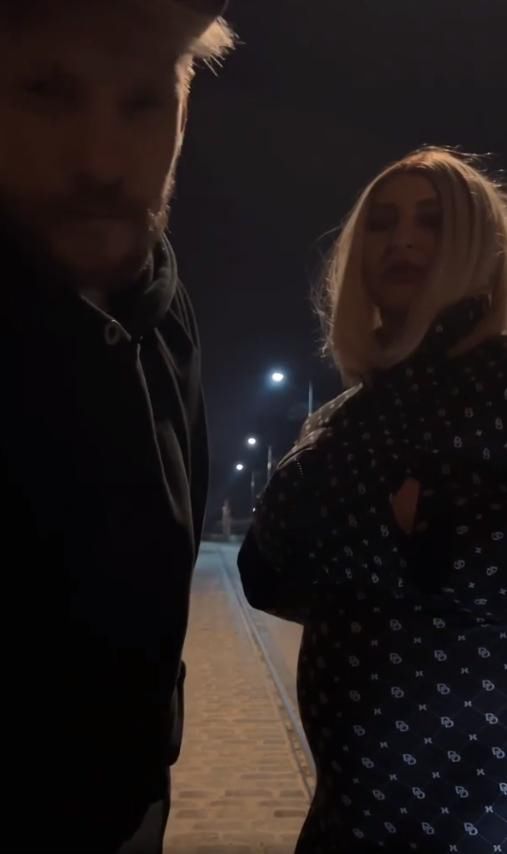 Sebastian Fabijański na filmie z Rafalalą