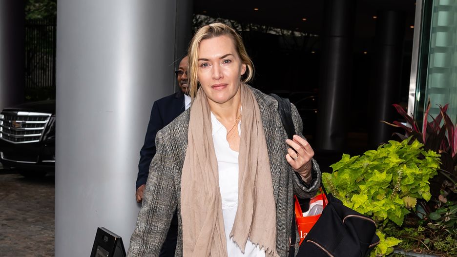 Kate Winslet w jesiennej stylizacji