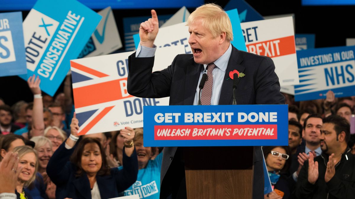 Boris Johnson zyskał wsparcie przed wyborami.