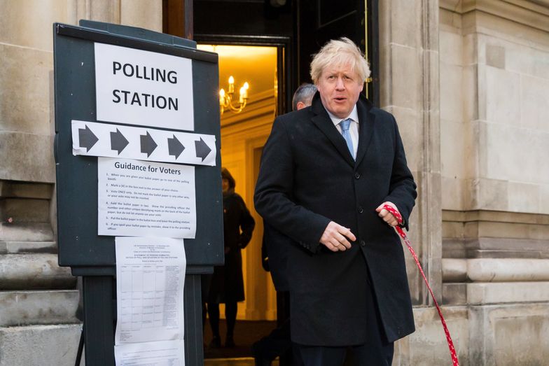 Premier Boris Johnson już oddał swój głos.