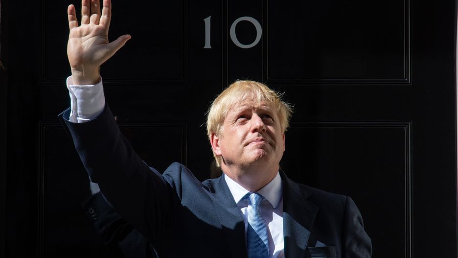 Premier Wielkiej Brytanii Boris Johnson (Partia Konserwatywna)
