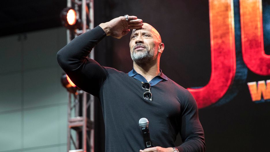 Dwayne Johnson podczas Stan Lee's Los Angeles Comic-Con