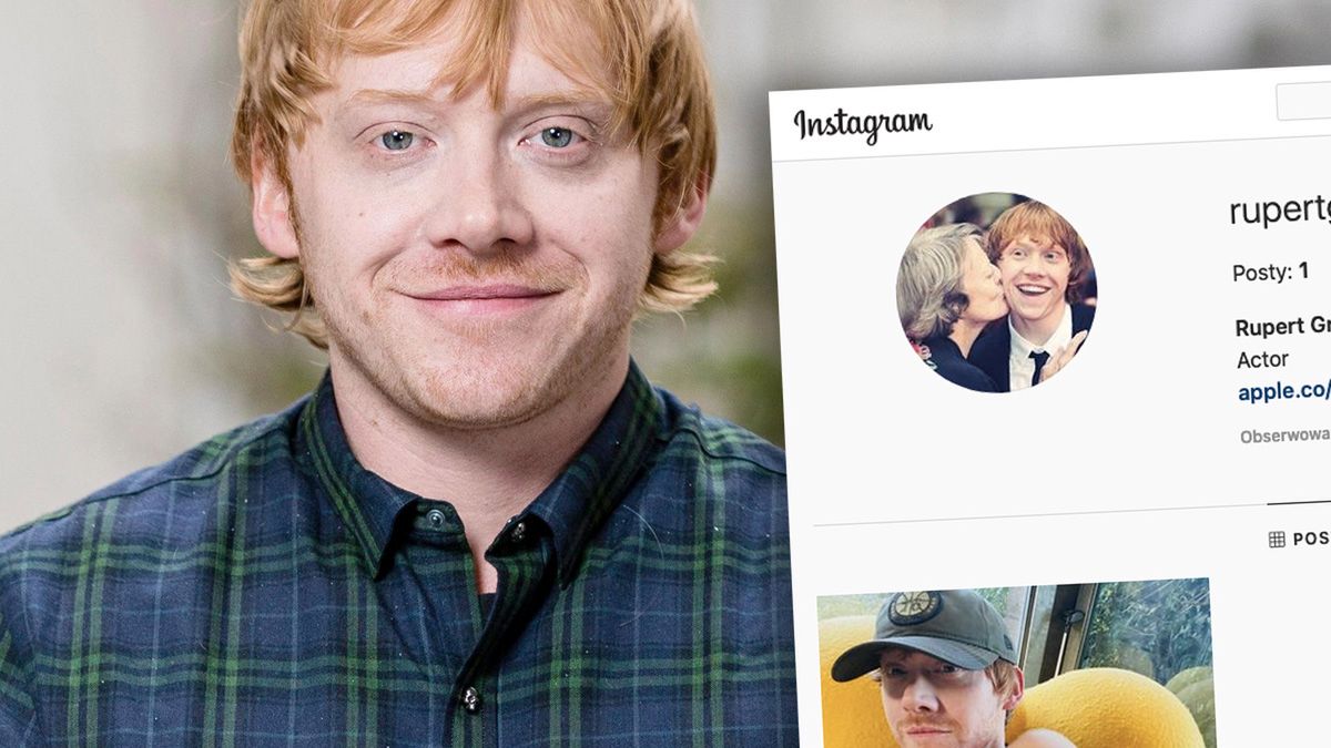 Rupert Grint z "Harry'ego Pottera" założył Instagram. Na pierwszym zdjęciu pokazał córkę i zdradził jej imię