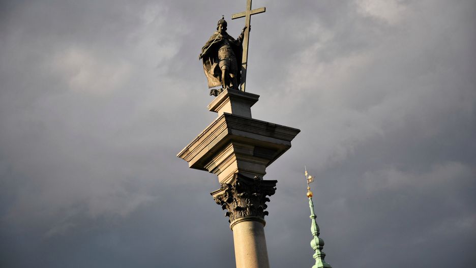 Spotkanie piłkarzy z kibicami na Placu Zamkowym