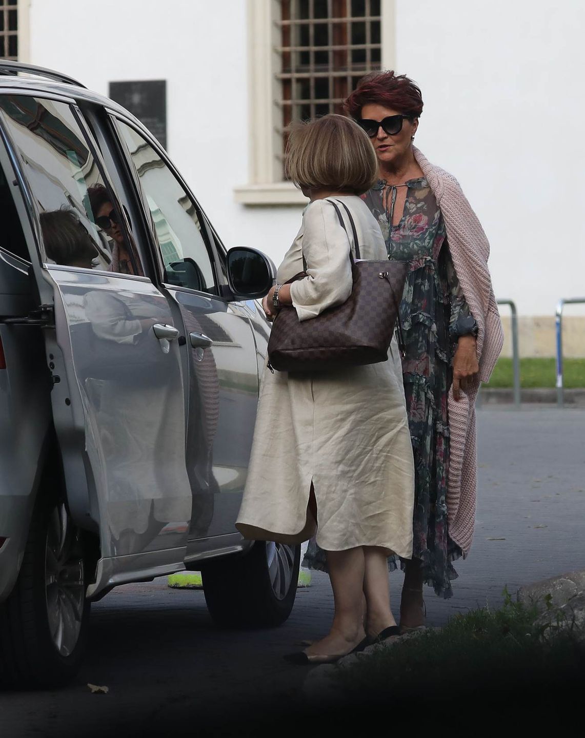 Stylowa Jolanta Kwaśniewska w pięknej kreacji