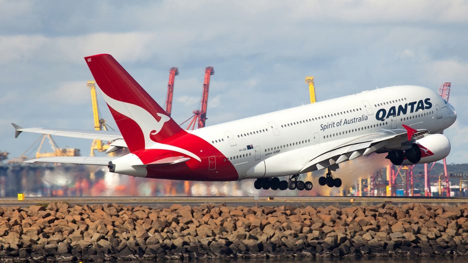 Samolot linii lotniczej Qantas