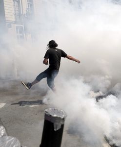 Francja. Starcia policji z protestującymi w Nantes
