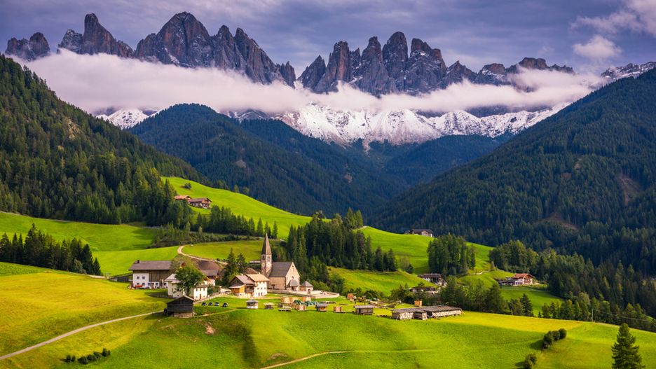 Dolomity zachwycają niezwykłymi krajobrazami