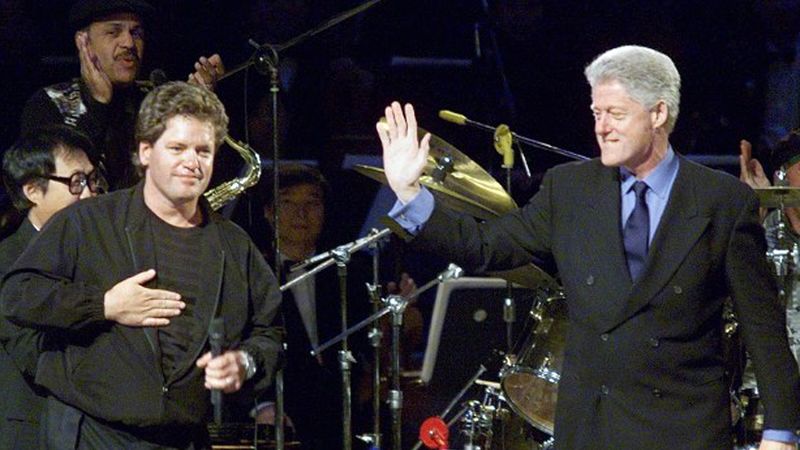 Bill Clinton i jego przyrodni brat Roger.