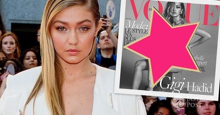 Gigi Hadid całkiem nago na okładce najnowszego paryskiego Vogue'a