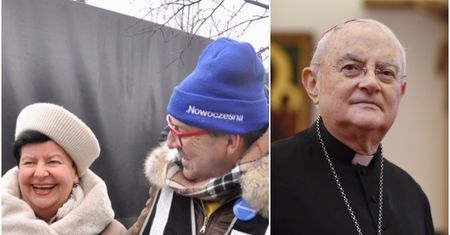 "Watykański urzędas" nie wierzy w "modły". Senyszyn drwi z choroby arcybiskupa Hosera