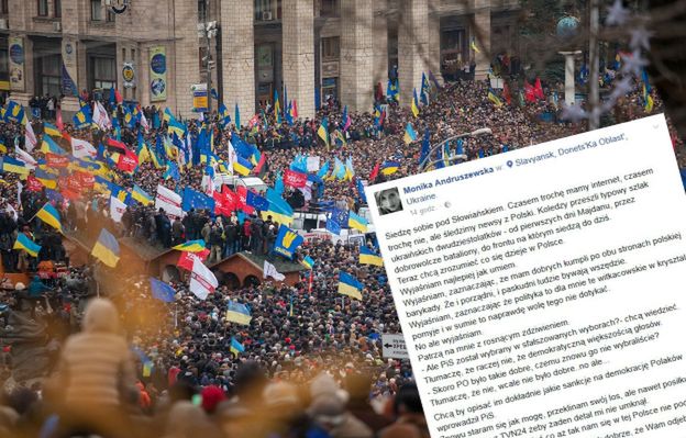 "Nie porównujcie tego cyrku w Warszawie do Majdanu". Mocny głos z Ukrainy